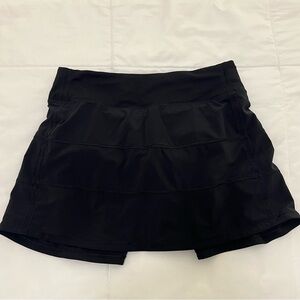 Lululemon Black Pace Rival Mid-Rise skirt *Long